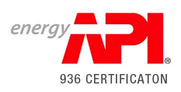 API (American Petroleum Institute) 936 Certification logo